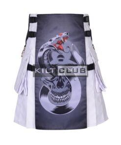 Skull and Snake Gothic Kilt