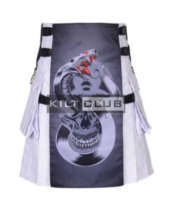 Skull and Snake Gothic Kilt