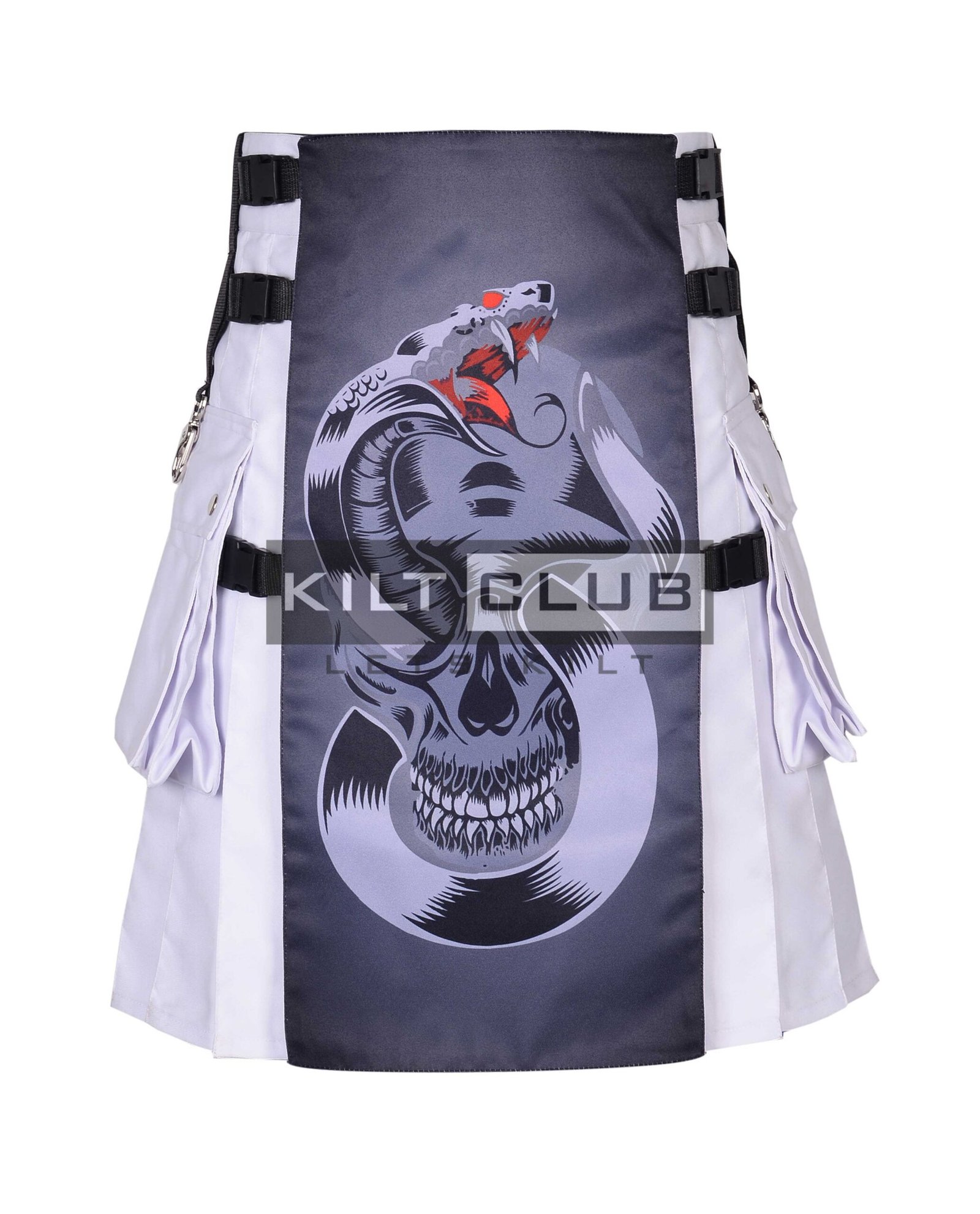 Skull and Snake Gothic Kilt