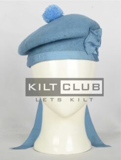 Sky Blue Wool Balmoral Hat