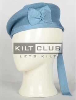 Alternative view of Sky Blue Wool Balmoral Hat