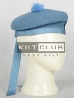 Sky Blue Wool Balmoral Hat - Image 3