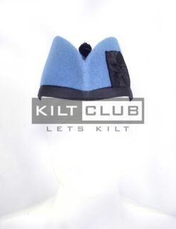 Alternative view of Sky Blue Wool Glengarry Cap