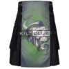 Snake and Skull Printed Gothic Kilt