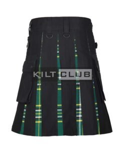 Alternative view of St. Patrick Tartan 8-Yard Hybrid Kilt