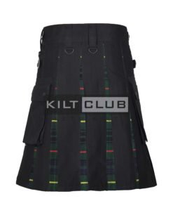 Alternative view of Stewart Hunting Tartan 8 Yard hybrid kilt