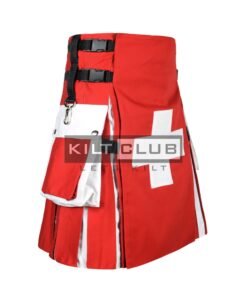 Alternative view of Swiss Flag Utility Kilt