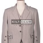 Tan Wool 5-Button Argyll Jacket