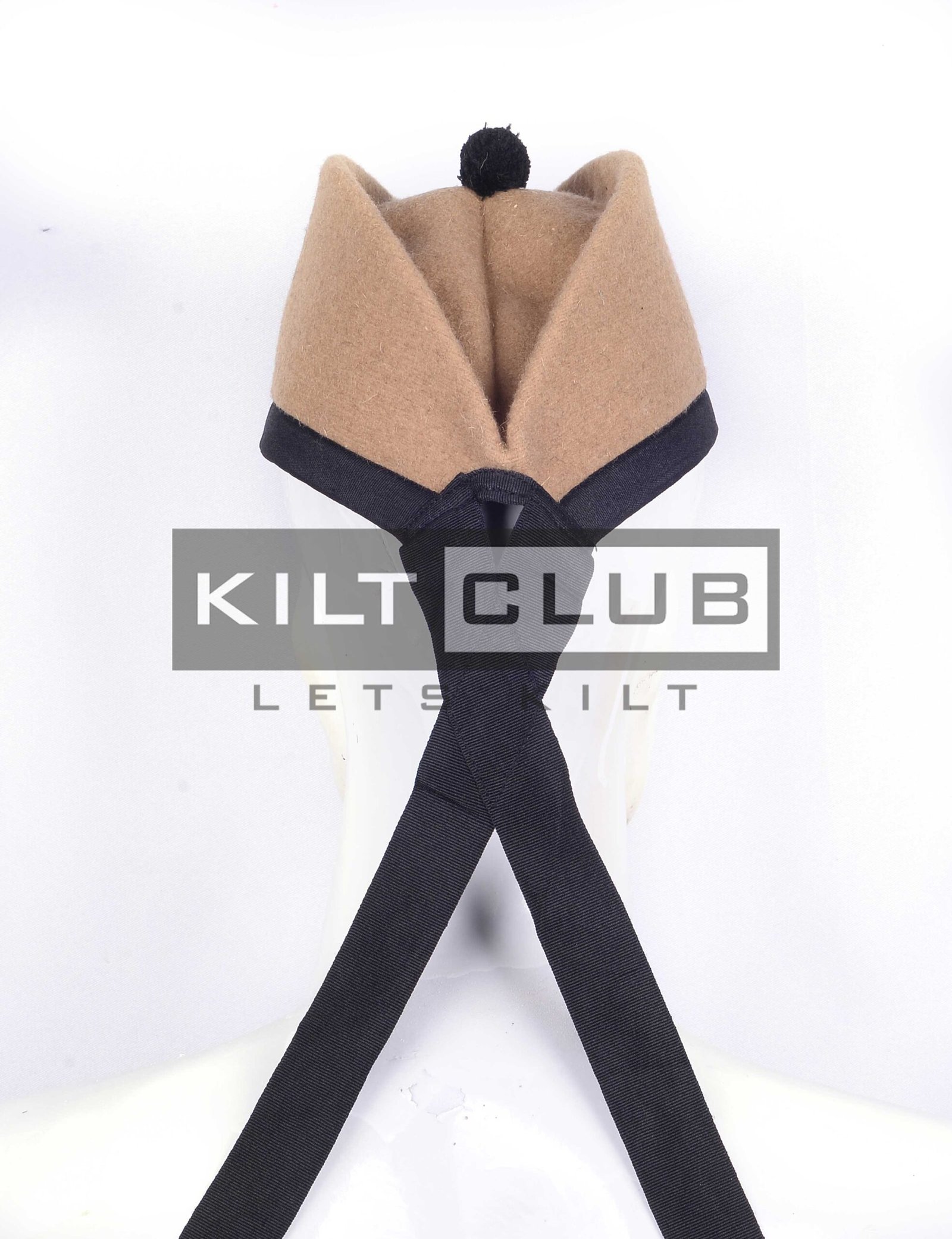 Tan Wool Glengarry Hat - Image 3