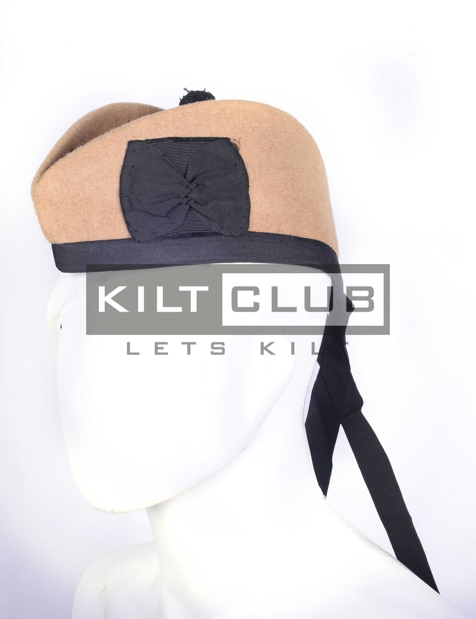 Tan Wool Glengarry Hat