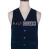 Turquoise Blue Velvet Argyll Waistcoat