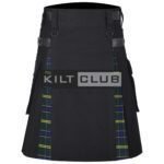 US Atmy Tartan 8 Yard Hybrid kilt