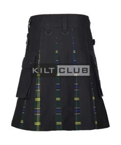 Alternative view of US Army Tartan 8 Yard Hybrid Kilt