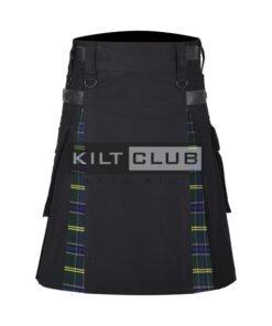 US Atmy Tartan 8 Yard Hybrid kilt