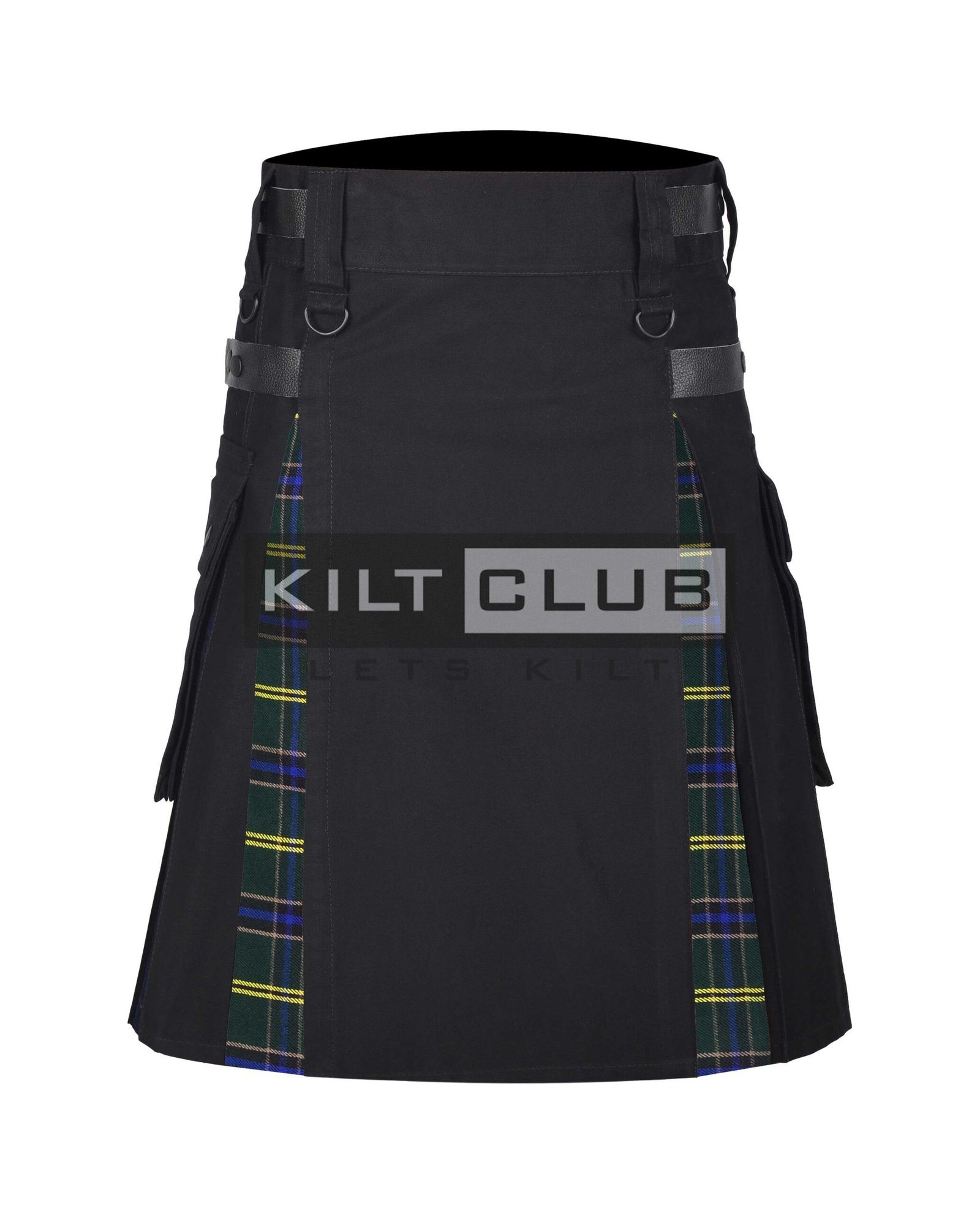 US Atmy Tartan 8 Yard Hybrid kilt