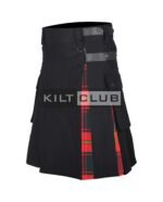 Ulster Red Modern Tartan Hybrid Kilt - Image 2