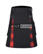 Ulster Red Modern Tartan Hybrid Kilt