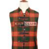 Ulster Red Tartan Fashion Waistcoat