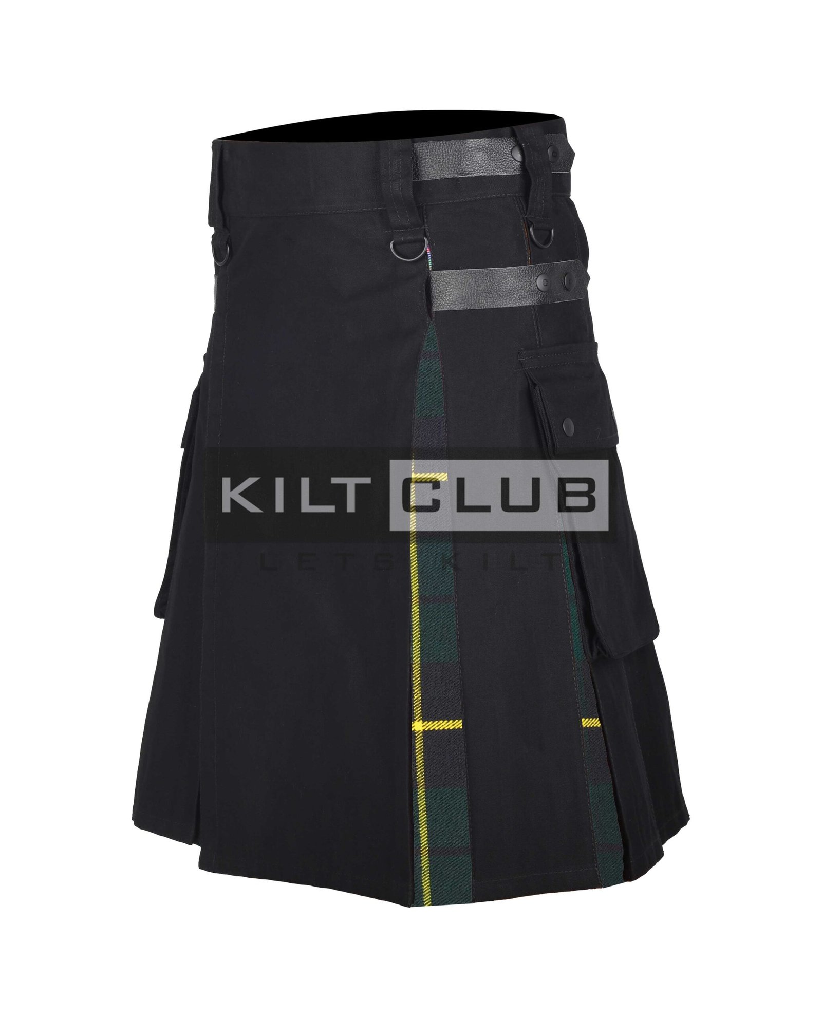 Wallace Hunting Tartan 8 Yard Hybrid kilt - Image 2