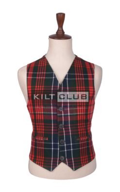 Wilson Tartan Scottish Argyll Waistcoat