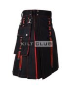 Red Tartan Hybrid Kilt - Image 4