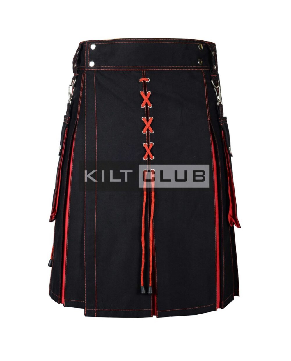 Red Tartan Hybrid Kilt