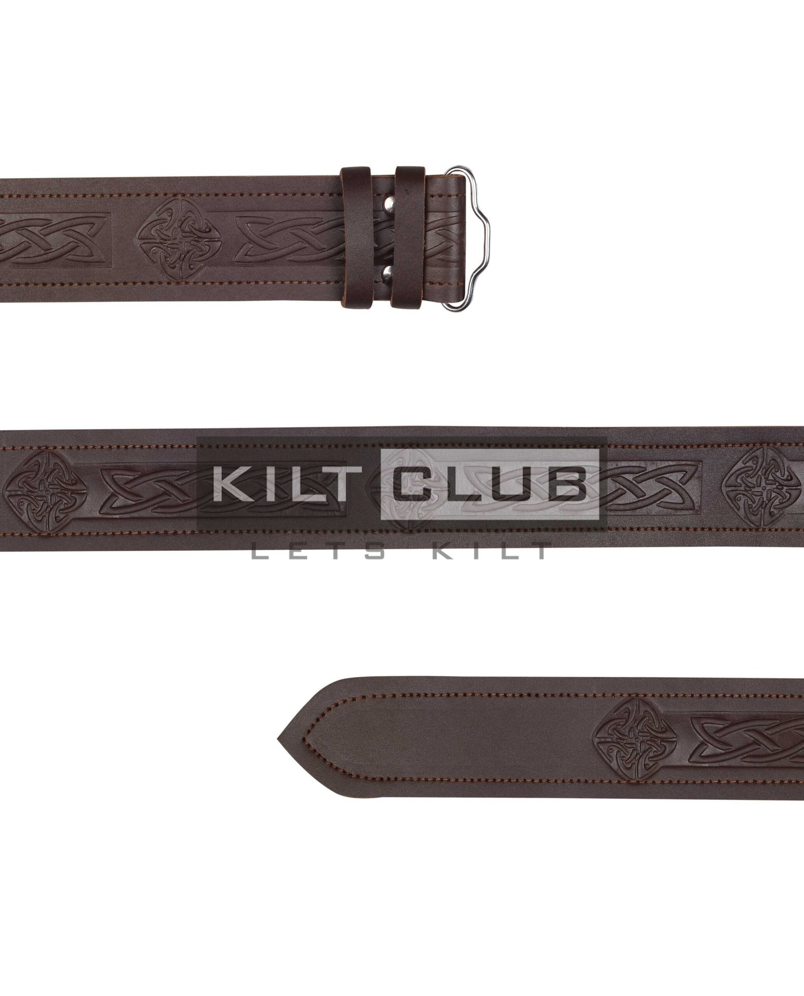 Celtic Knots Diamond Shap Embossed Belt