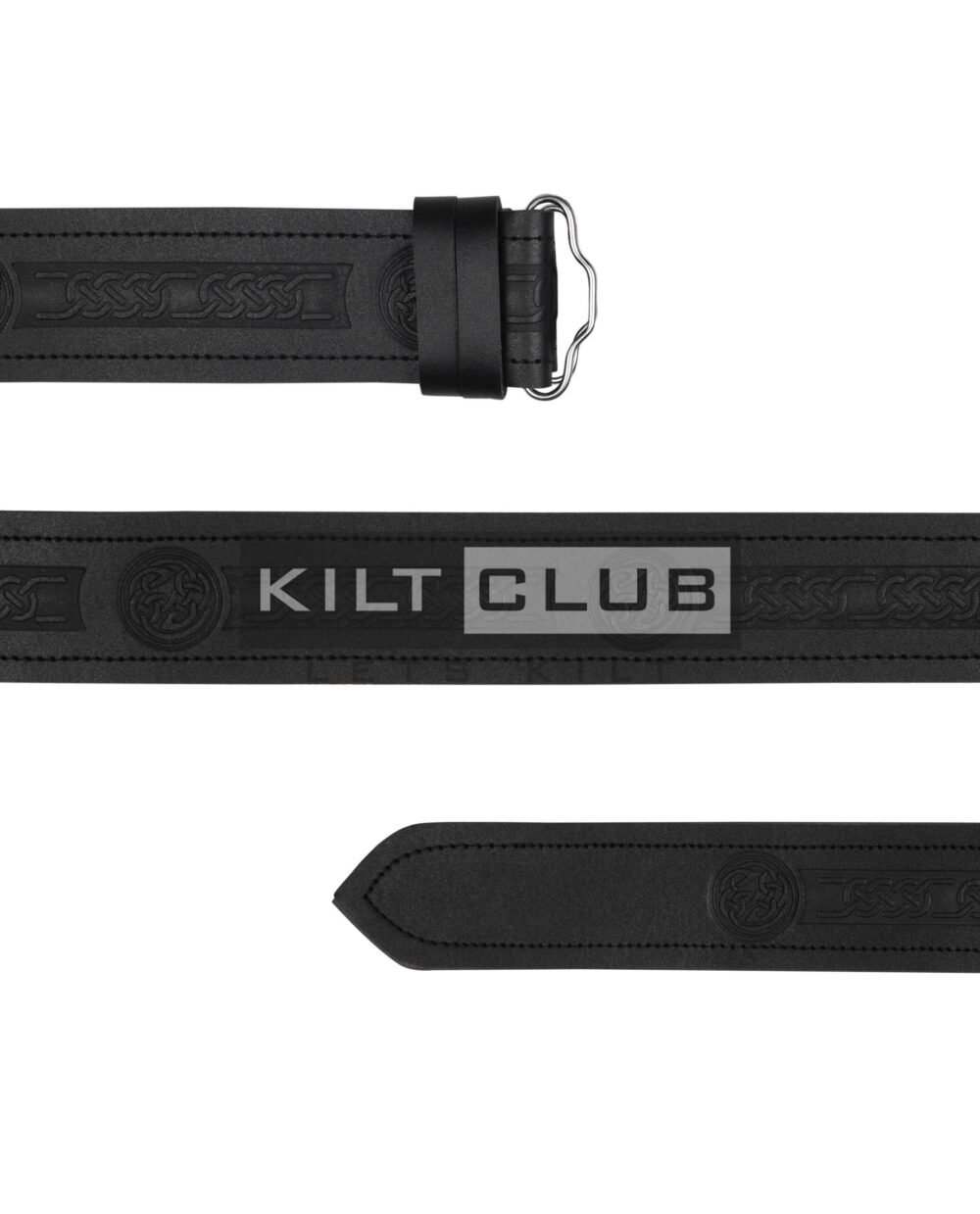 Endless Celtic Knots and Circle Embossed Belt