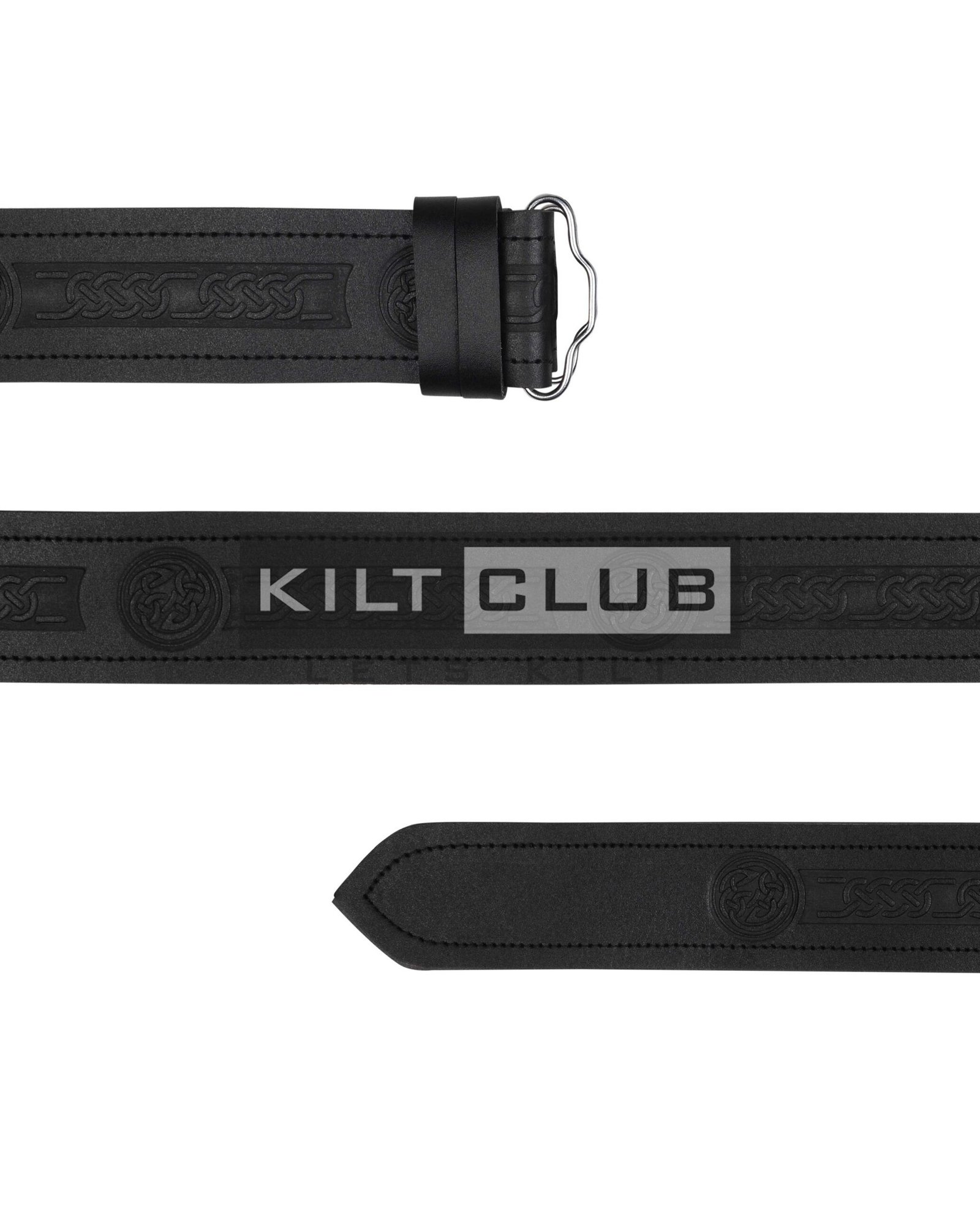 Endless Celtic Knots and Circle Embossed Belt