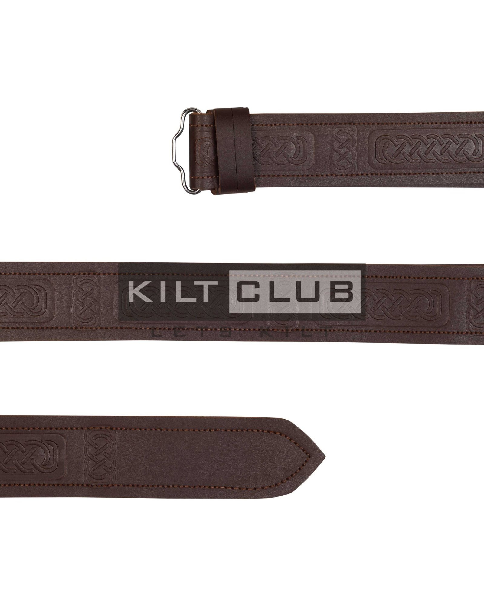 Vertical Celtic Knots Embossed Belt - Image 2