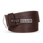 Celtic Knots and Circle Embossed Belt