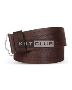 Celtic Knots and Circle Embossed Belt