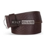 Thistle Embossed Belt