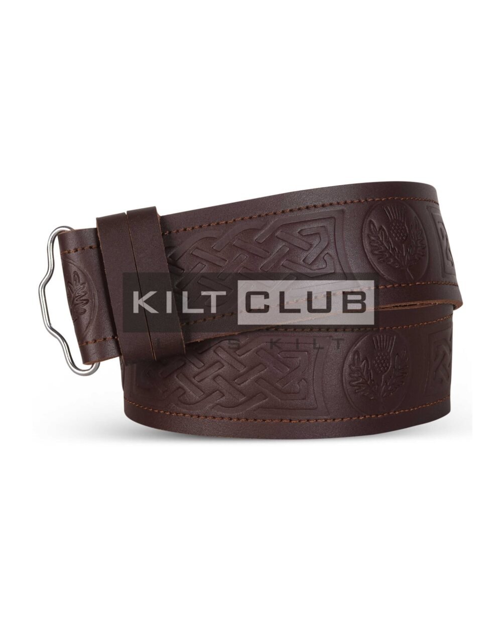 Thistle Embossed Belt