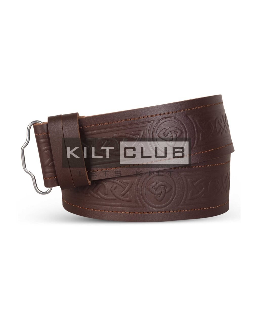 Trinity Knots Embossed Belt