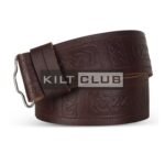 Vertical Celtic Knots Embossed Belt