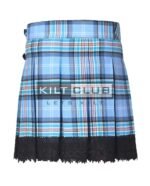 Princess Diana Tartan Women Knee Length Skirt - Image 2