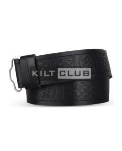 Rampant Lion Embossed Belt