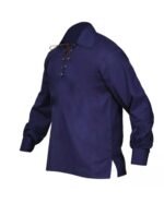 Jacobite Navy Blue Kilt Shirt - Image 2