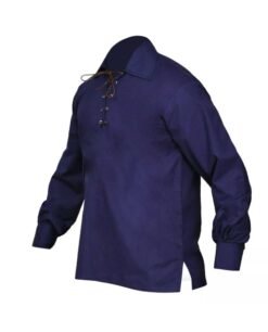 Alternative view of Jacobite Navy Blue Kilt Shirt