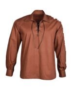 Scottish Jacobite Ghillie Kilt Shirt Different colour - Image 9