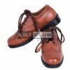 Brown Leather Ghillie Brogues Kilt Shoes