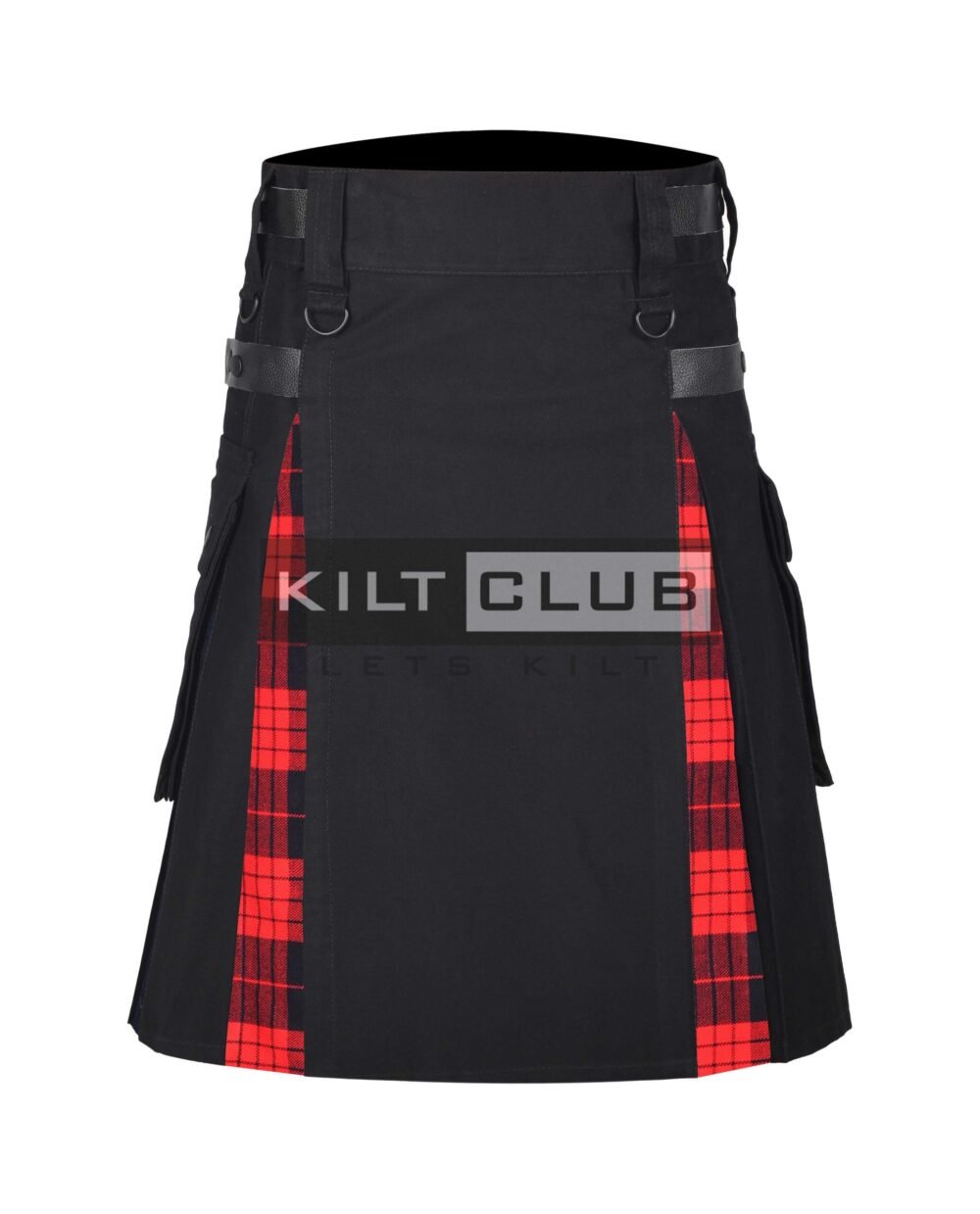 Cameron Black Tartan Hybrid Kilt
