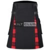 Cameron Black Tartan Hybrid Kilt