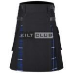 Douglas Blue Tartan Hybrid Kilt