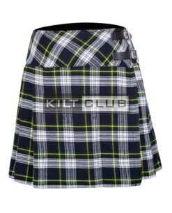 Dress Gordon Tartan Women Knee Length Skirt