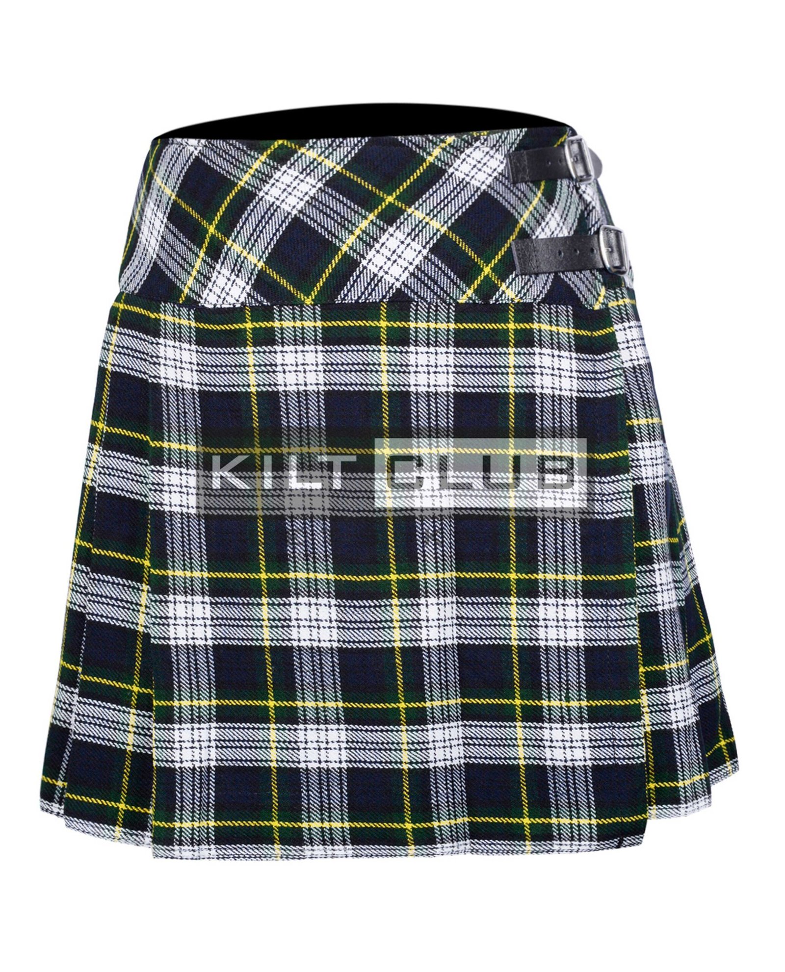 Dress Gordon Tartan Women Knee Length Skirt