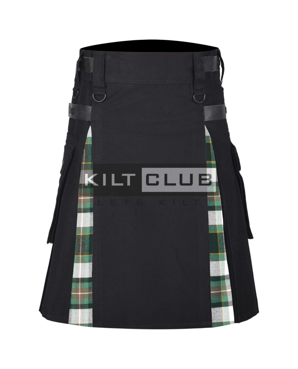 Drummond of Perth Dress Green Hybrid Kilt
