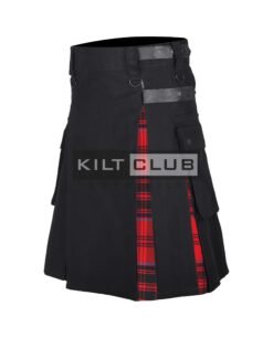 Alternative view of Grant Modern Tartan Hybrid Kilt
