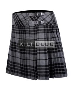 Alternative view of Grey Watch Tartan Women Knee Length Skirt